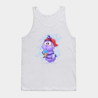 Cool cartoon caterpillar Tank Top